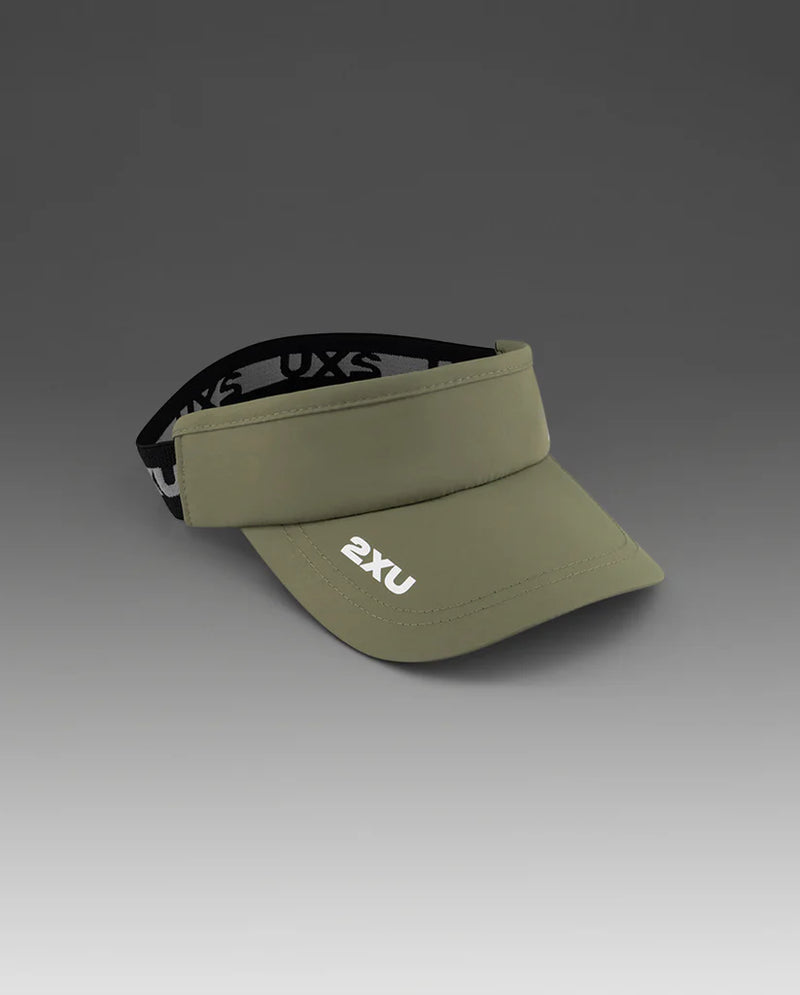 2XU Performance Visor-Hunter Green/White-OSFA