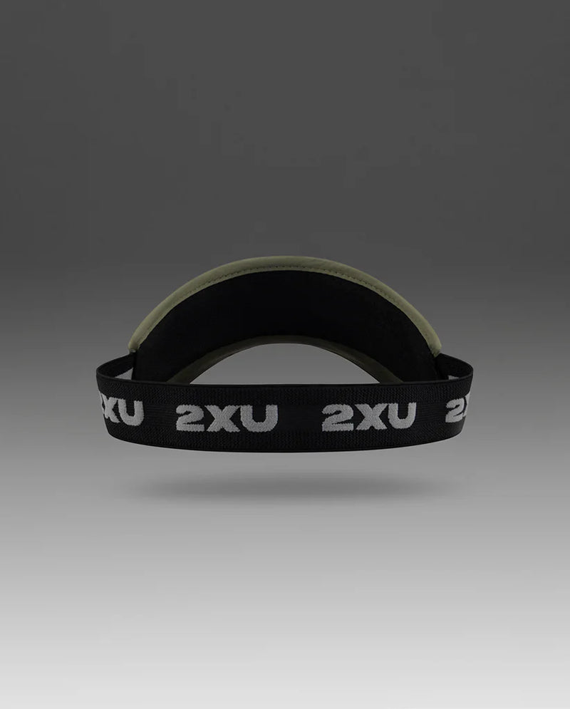 2XU Performance Visor-Hunter Green/White-OSFA