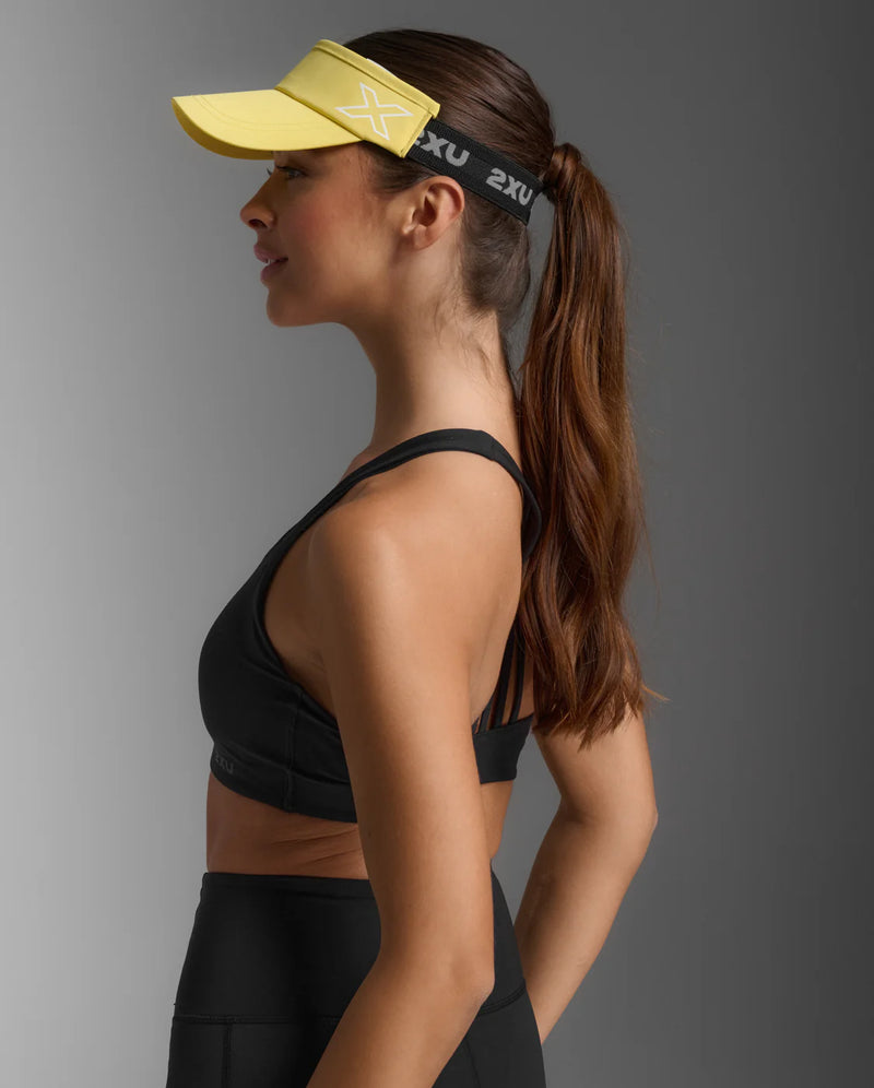 2XU Performance Visor-Pixel Lemon/White-OSFA