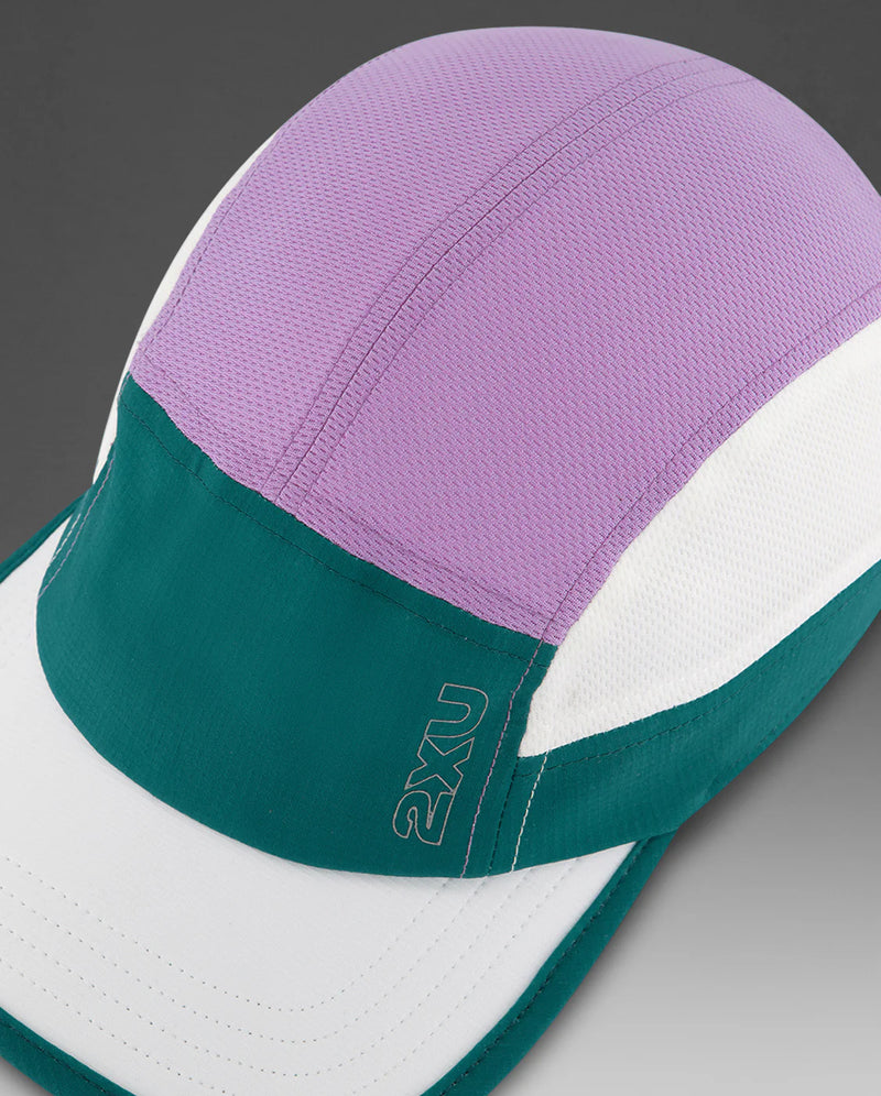 2XU Light Speed Cap-Slate Green/Grape Fizz-OSFA