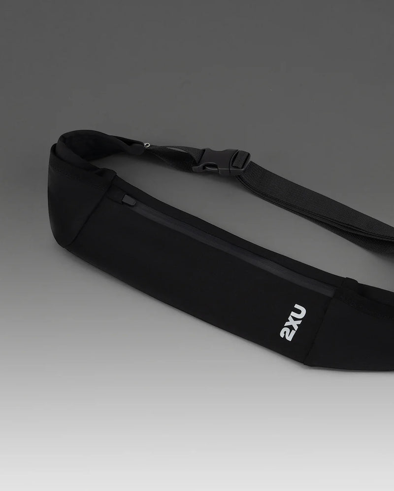 2XU Run Belt-Black/Black