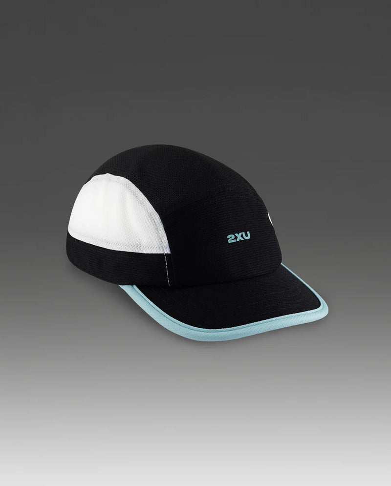 2XU Light Speed Small Cap-Black/White-OSFA