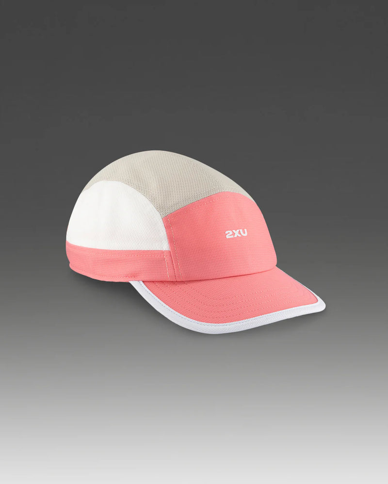 2XU Light Speed Small Cap-Pink Glow/Moon-OSFA