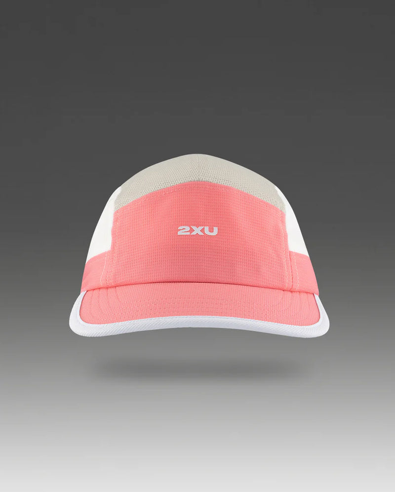 2XU Light Speed Small Cap-Pink Glow/Moon-OSFA