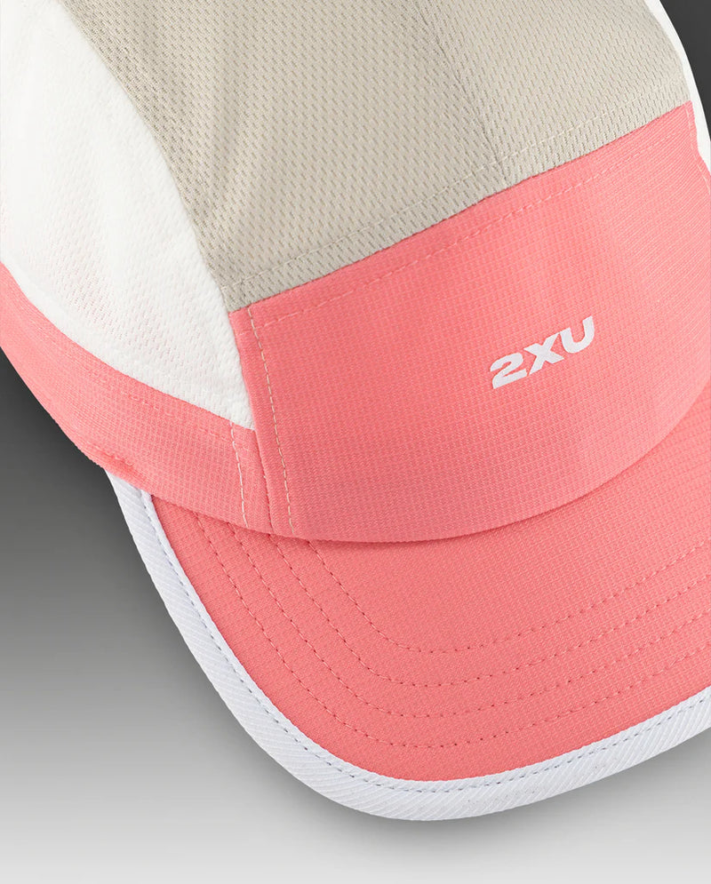 2XU Light Speed Small Cap-Pink Glow/Moon-OSFA