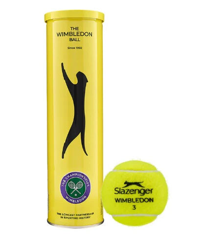 Slazenger Wimbledon 4B Tin Tennis Balls