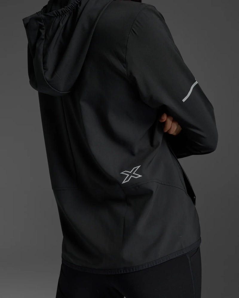 2XU Aero Jacket Black/Silver Reflective