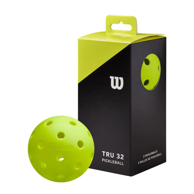 Wilson Max 40 Outdoor 3Pk Pickleballs-Green