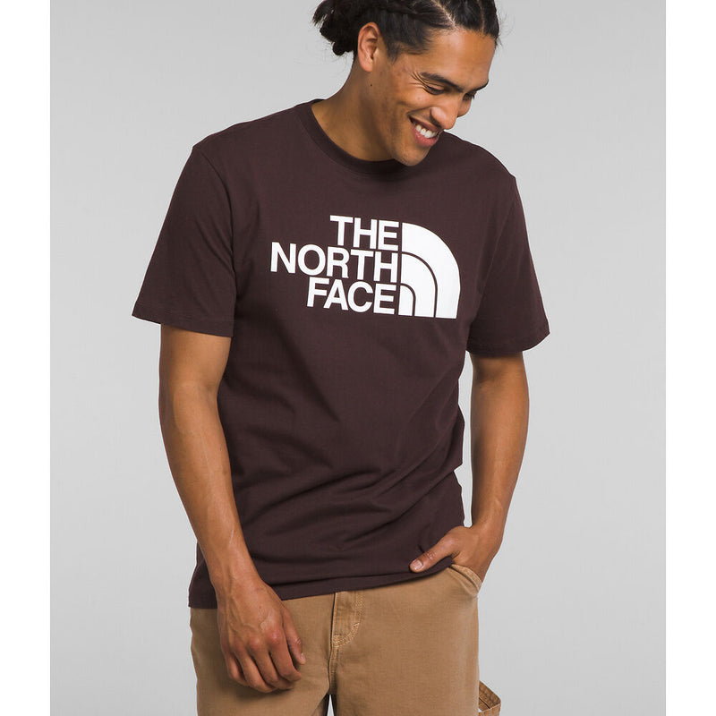 The North Face Mens Short Sleeve Half Dome Tee Brown