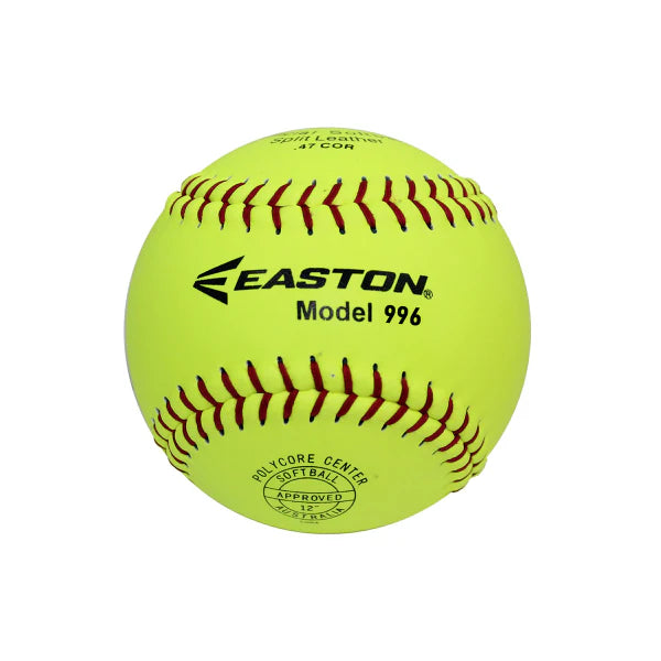 Easton S 12 996 Neon Softball Yellow 12"