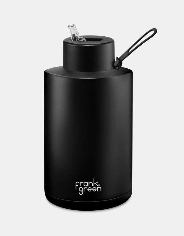 Frank Green 68oz (2Ltr) Stainless Ceramic Reusable Straw Bottle