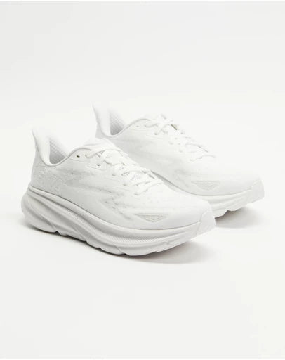 Hoka Womens Clifton 9 Running Shoe White/White