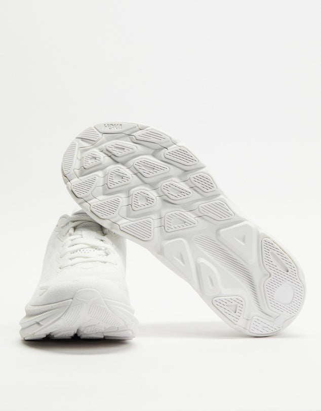 Hoka Womens Clifton 9 Running Shoe White/White
