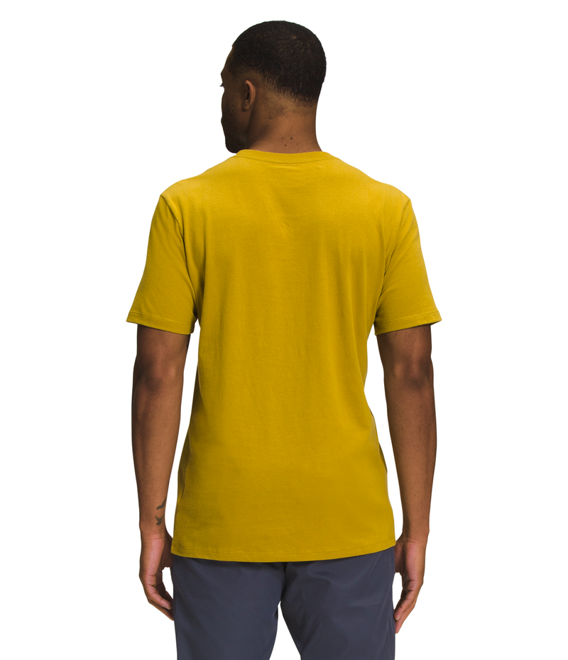 The North Face Mens SS Half Dome Tee - Mineral Gold/Black
