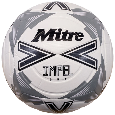 Impel One 24 Au Soccer Ball-White/Black/Circular Grey