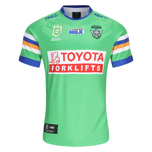 ISC Canberra Raiders 2024 Adult Home Jersey Green