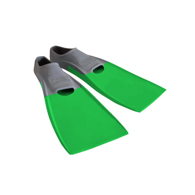 Zoggs Long Blade Rubber Fin US 7-8 Grey/Green 7