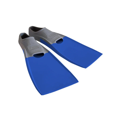 Zoggs Long Blade Rubber Fin US 8-9 Grey/Navy 8