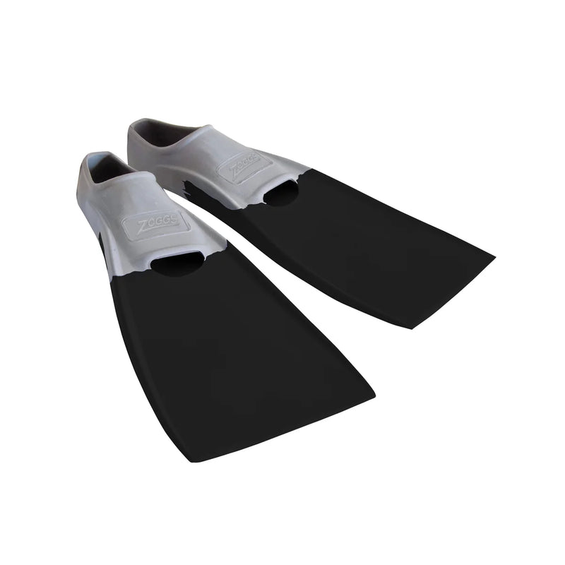 Zoggs Long Blade Rubber Fin US 10-11 Grey /Black 10