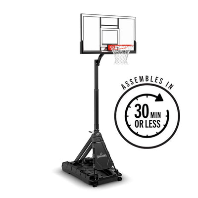 Spalding Momentous 54in H-Frame Ez Assembly Acrylic Portable System