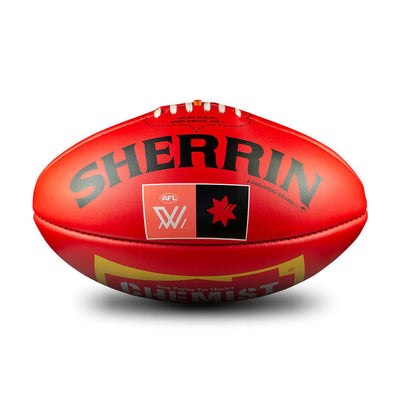 Sherrin KB Red Women's Game Ball - Leather