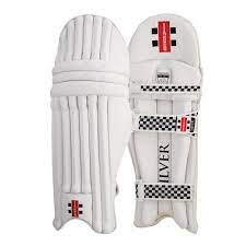 Gray-Nicolls Silver Leg Guards White LH