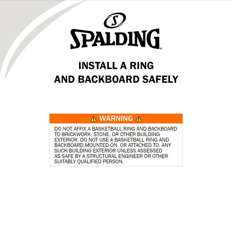 Spalding standard rim (no net)