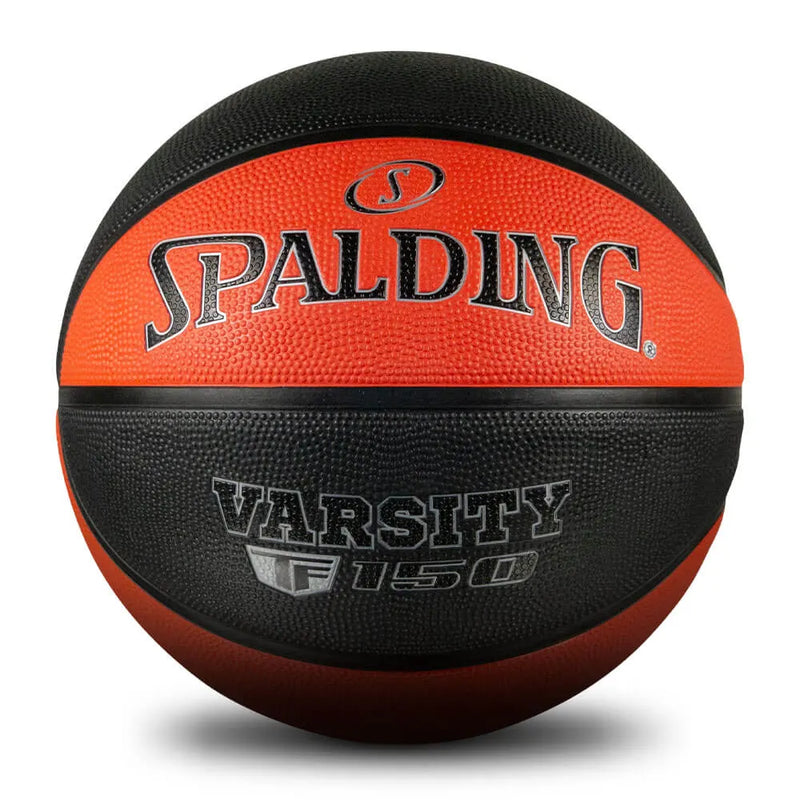 Spalding TF 150 Varsity Sz 6 Outdoor Basketball - Blk/Ora