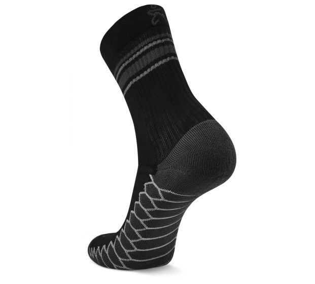 Balega Silver Mini Crew Socks-Black-S