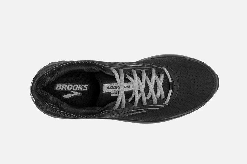 Brooks Addiction Walker Suede 2 2E Mens Walking Shoe - Black_1103192E083