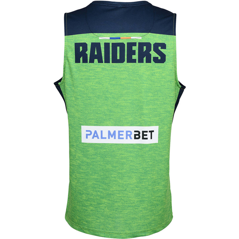 ISC Canberra Raiders 2023 Adults Training Singlet - Green/Navy