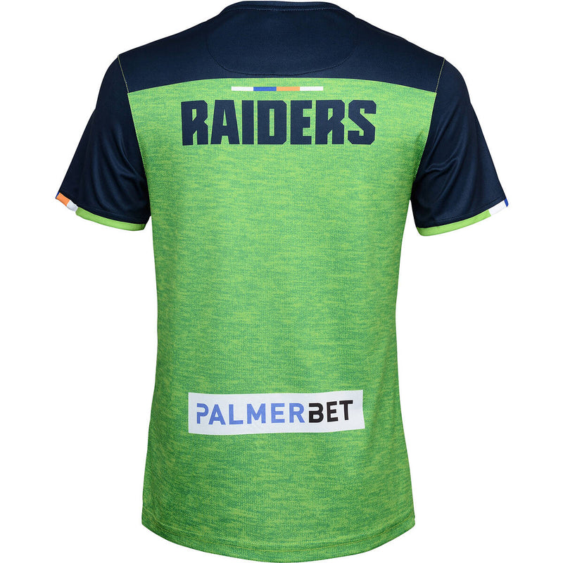 ISC Canberra Raiders 2023 Adults Training Tee - Green/Navy