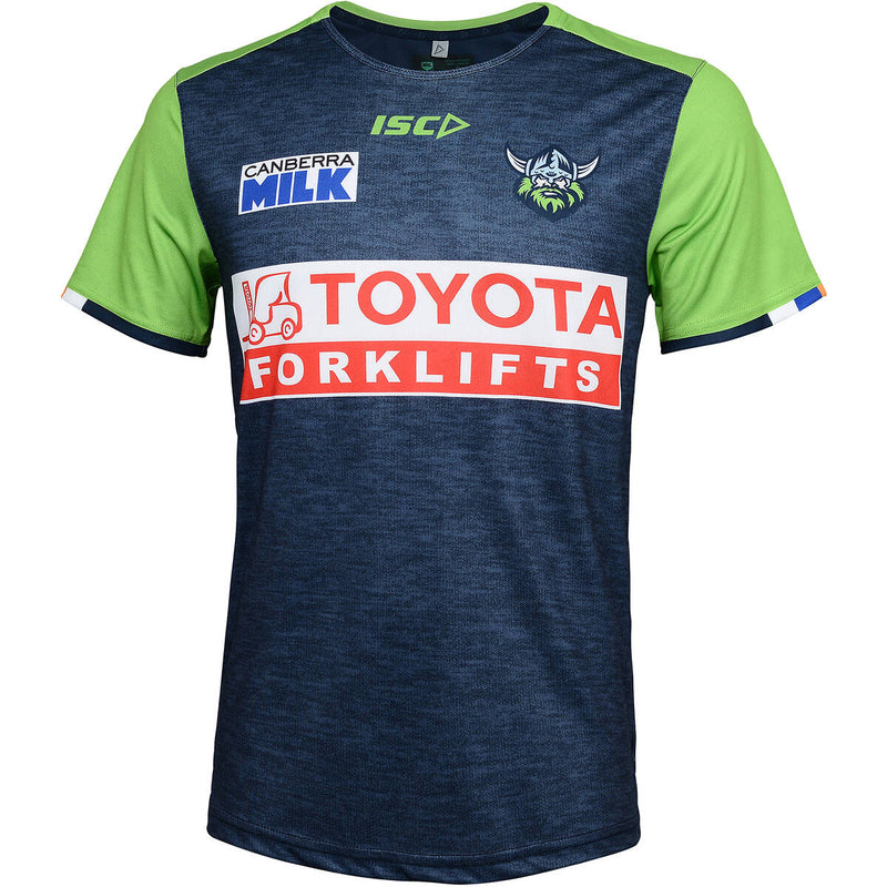 ISC Canberra Raiders 2023 Adults Training Tee - Navy/Green