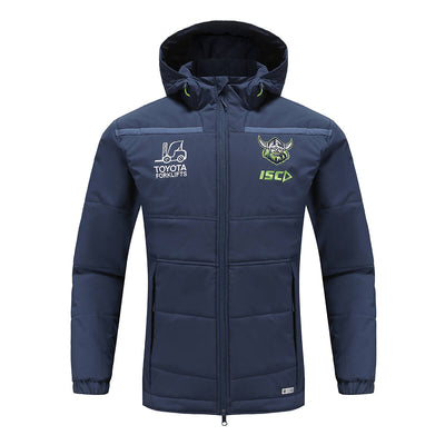 ISC Canberra Raiders 2023 Adults Padded Jacket - Steel/Navy