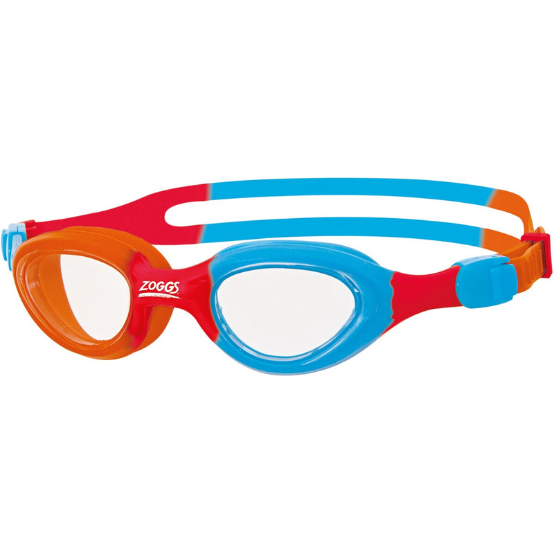 Zoggs Little Super Seal Junior Swim Goggles-Orange/Blue/Red_305851