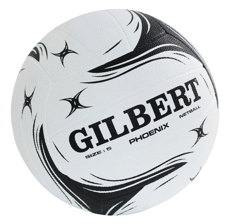 Gilbert Phoenix Size 5 Training Netball - White_17187-WHT-5