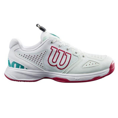 Wilson Kids Kaos QL Tennis Shoe - Sea/White/Sangria