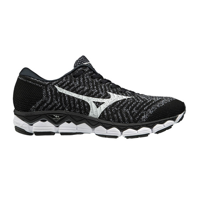 Mizuno Waveknit S1 Mens Running Shoe - Black/White/Silver_J1GC182502