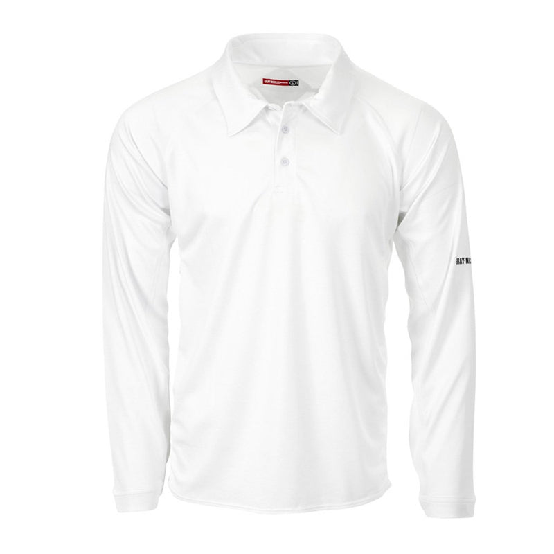 Gray-Nicolls Select Long Sleeve Junior Shirt - White