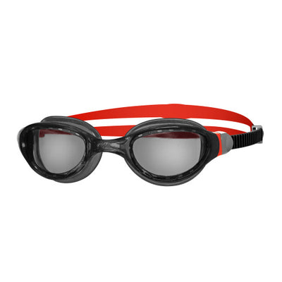 Zoggs Phantom 2.0 Senior Swim Goggles-Black/Red/Smoke_302516