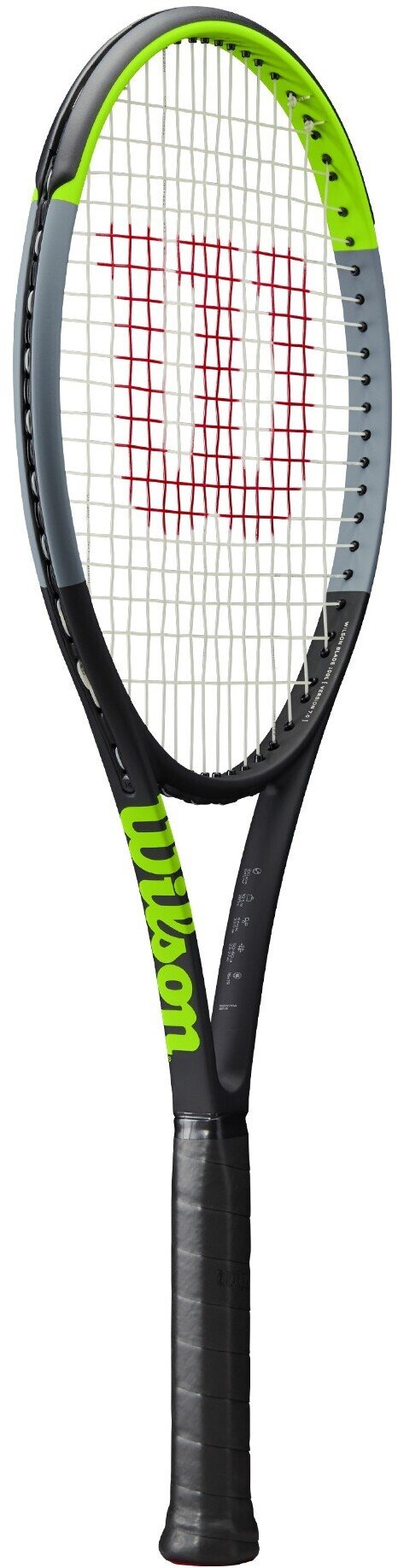Wilson Blade 100L V7.0 Tennis Racquet - Black/Green