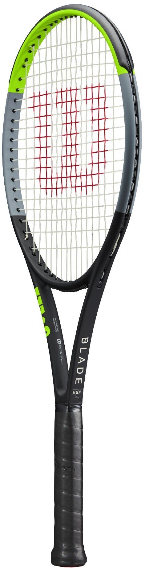 Wilson Blade 100L V7.0 Tennis Racquet - Black/Green