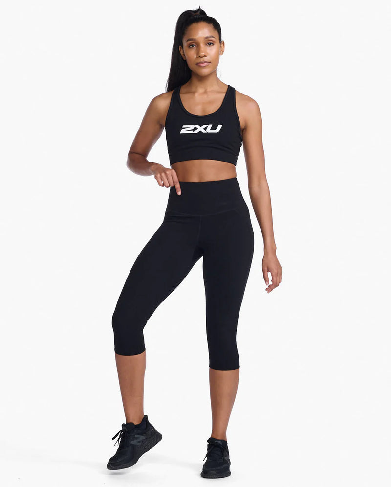 2XU Thermal Capri Leggings Tights Outdoor Active Running Women Size Small  Black
