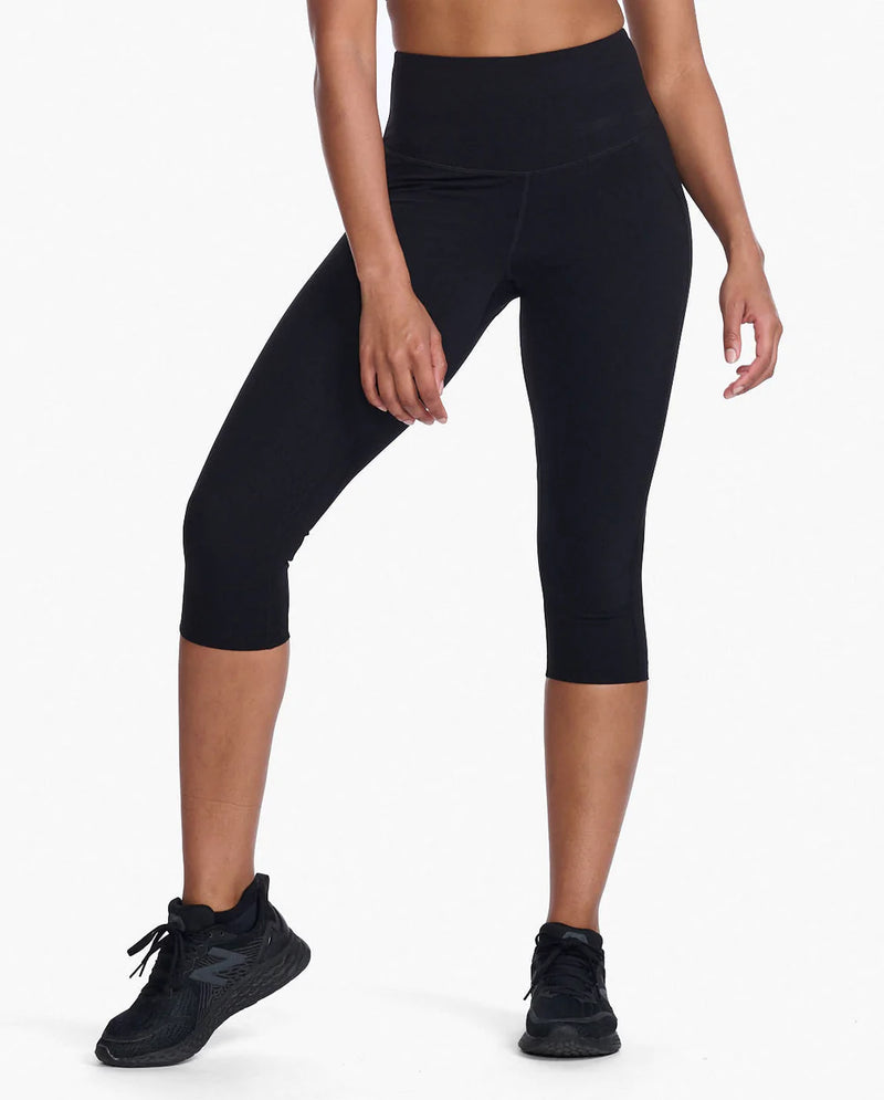 2XU Women's Form Stash Hi-Rise Compression Tights Pants, Black