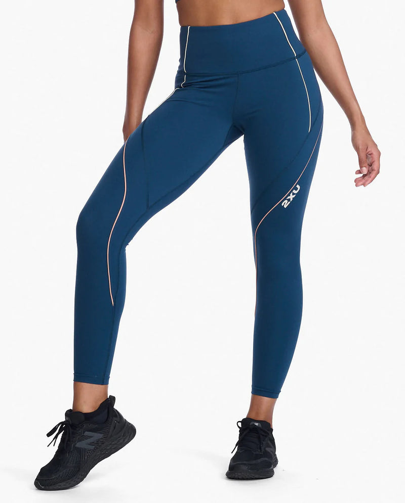 2XU Motion Mid Rise Compression Womens Short Running Tights - Black – Start  Fitness