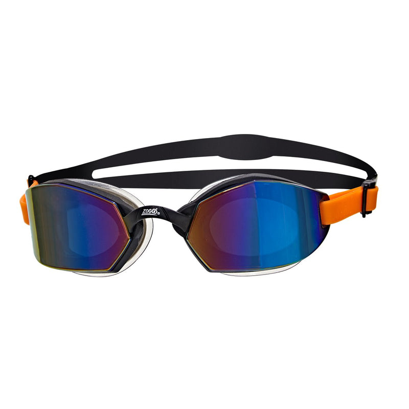 Zoggs Ultima Air Titanium Goggles - Black/Orange/Titanium_303795