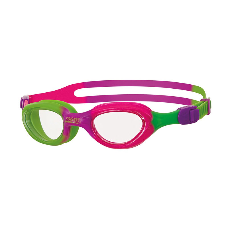 Zoggs Little Super Seal Junior Swim Goggles - Green/Purple/Pink/Clear_304851