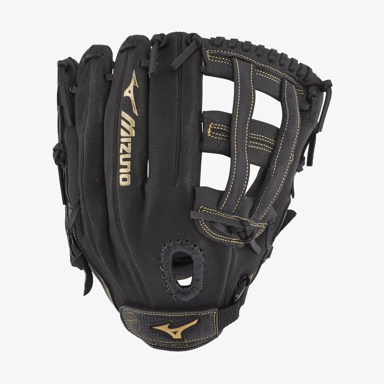 Mizuno Premier 12 Inch Softball RHT Fielders Glove - Black/Black