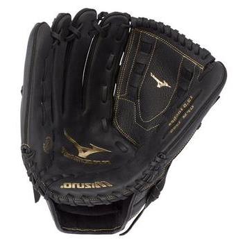 Mizuno Premier 12.5 Inch Softball LHT Fielders Glove - Black/Black
