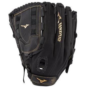 Mizuno Premier 12.5 Inch Softball LHT Fielders Glove - Black/Black